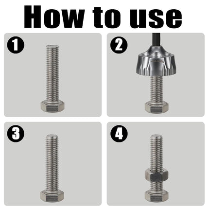 Vearter 13mm-35mm Deburring External Chamfer Tool with Carbide Blades
