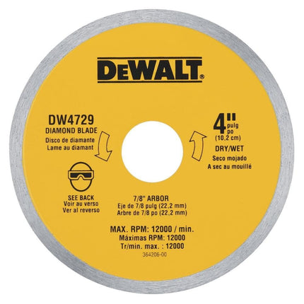 DEWALT 4-in x 0.06-in Ceramic Tile Bl, Yellow