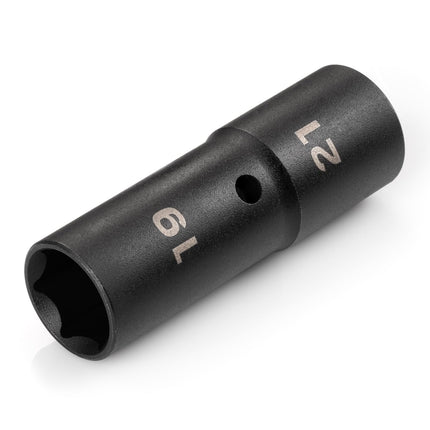 TEKTON 1/2 Inch Drive 19 x 21 mm Thin Wall Impact 