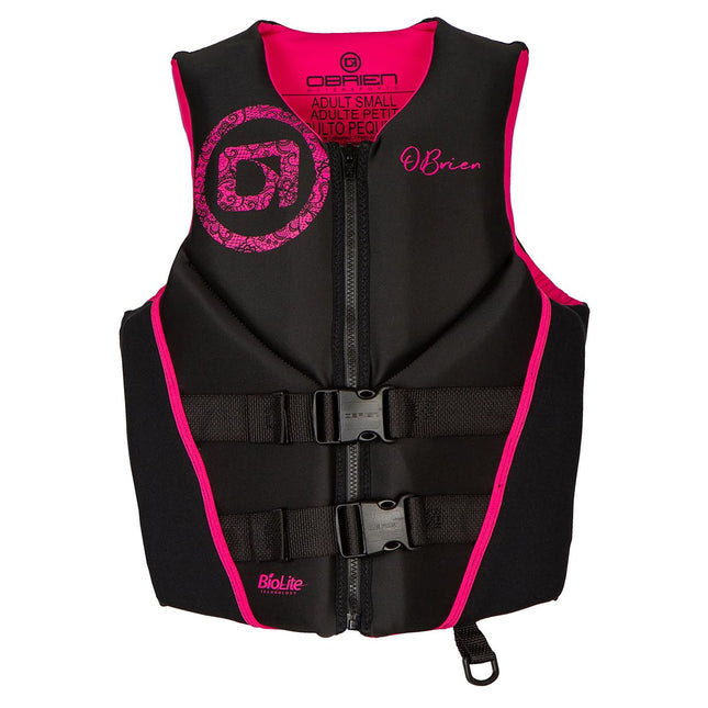 O'Brien Women's Traditional Neoprene USCGA Life Jacket, Orchid, Small