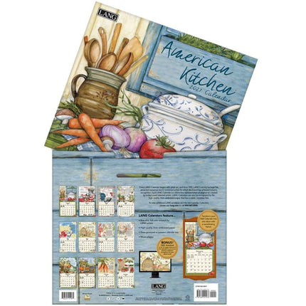 2027 Calendar LANG American Kitchen Deluxe Wall 27991001891