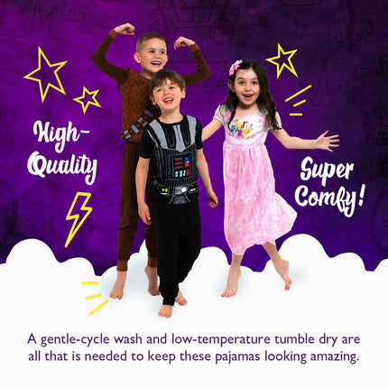 Disney Girls' Descendants Pjs Pajama Set, WICKEDLY Cool 2, 14
