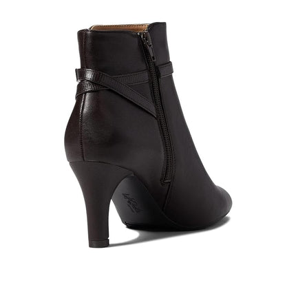 LifeStride Women's Guild Ankle Boot, Dark Chocolate, 7.5 Wide