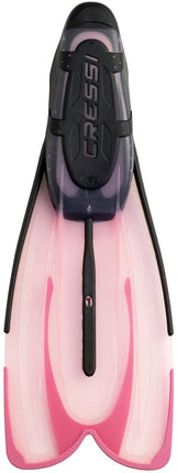 Cressi Agua Adjustable Swimming Fins - Training Fins for Powerful Propulsion - Durable Travel Flippers - Comfort Fit Snorkelling Flippers - Pink - 2.5/3.5 (35/36 EU)