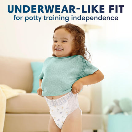 Ropa interior de entrenamiento Pampers Pure Protection, unisex, talla 2T3T, 100 unidades, prémium, hipoalergénica, suave, absorbente