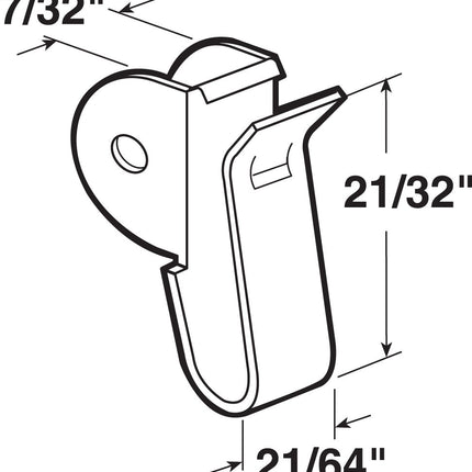 Prime-Line MP341 Spiral Balance Clips, Use with 3/8 in. Outside Diameter Tubes with Red Tips (6 Pack)