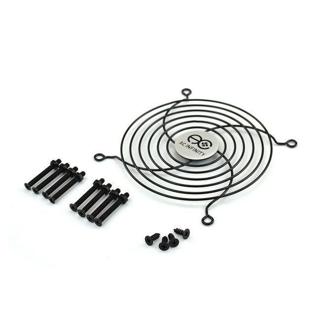 AC Infinity Ventilation Grille, for PC Computer AV Electronic Cabinets, Also mounts one 120mm Fan