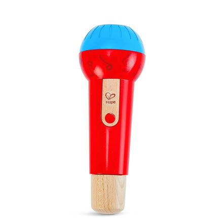 Hape Mighty Echo Microphone | Battery-Free Voice Amplifying Microphone Toy for Kids 1 and Up (Package may vary)