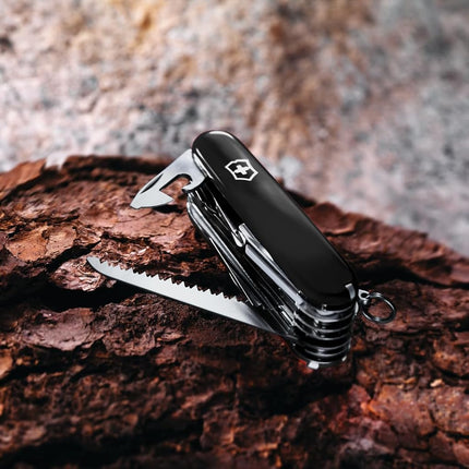Victorinox Swiss Army Pocket Knife Swiss Champ with 33 Functions, Black