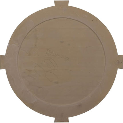 22" H x 22" W x 2.13" D Round Gable Vent with Keystones