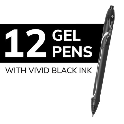 BIC Glide Bold Blue Ballpoint Pens, Bold Point (1.6 mm), 4-Count Pack, Retractable with Comfortable Full Grip