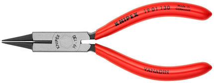 Knipex 19 01 130 Jewellery Round Nose Plier with Cutting Edge, 32 mm Jaw Length