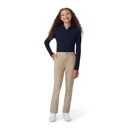 French Toast Girls' Pull-On Twill Pant, School Uni