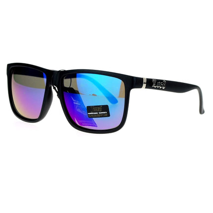 Locs Mirror Lens Gangster Oversized Rectangular Wa