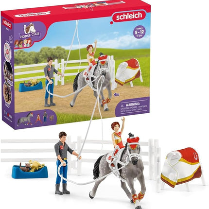 Schleich Horse Club - 18Pc Horse Club Mia'S Vaulting Set - Kids 5+ | 42443