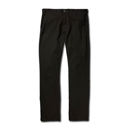 Volcom Men's Frickin Modern Fit Stretch Chino Pant, Black 1, 30W x 32L