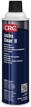 CRC Lectra Clean II Non-Chlorinated Heavy Duty Liquid Degreaser, 15 oz Aerosol Can, Clear