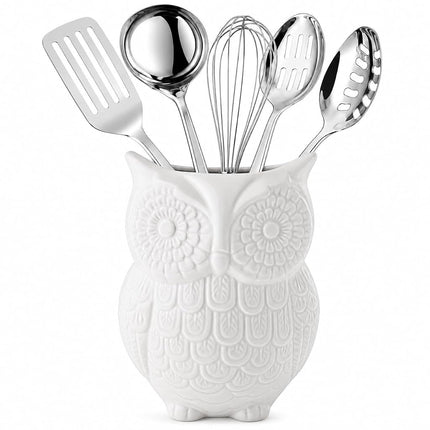 Owl Utensil Holder by Comfify - Decorative Ceramic