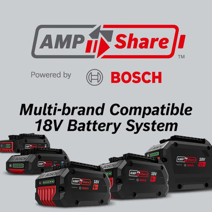 Bosch BAT612-2PK 18-volt Lithium-Ion 2.0 AH Slim Pack Battery with Digital Fuel Gauge, 2-Pack