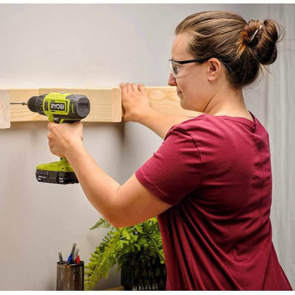 RYOBI ONE+ Taladro/Atornillador inalámbrico de 18 V y 1/2 pulg. (solo herramienta) PCL206B Negro Verde