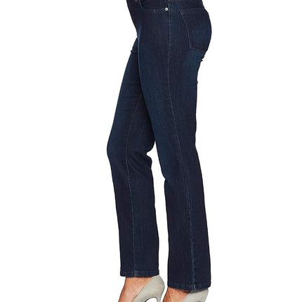 Gloria Vanderbilt womensP000005045Amanda Classic Tapered Jean Solid Jeans - Blue - 6
