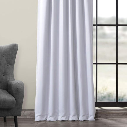 HPD Half Price Drapes Room Darkening Curtains 84 Inches Long for Bedroom & Living Room (1 Panel), 50 X 84, Fog Grey