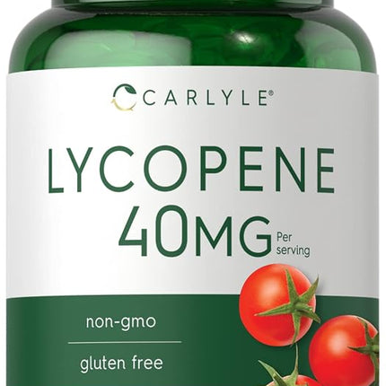 Lycopene | 40mg | 120 Softgels | Non-GMO & Gluten 