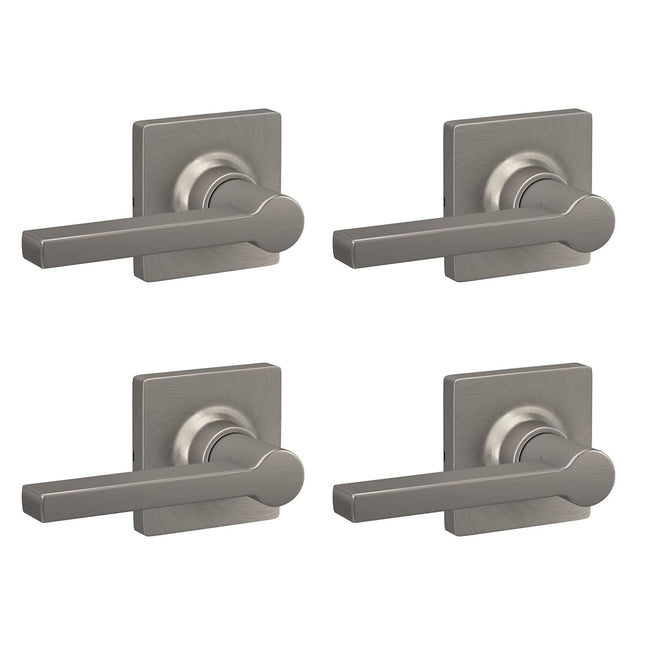 Lock Scout Straight Lever with Square Trim Dummy D