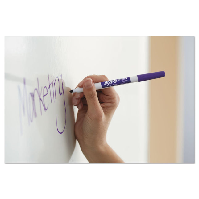 EXPO Low Odor Dry Erase Markers Fine Tip Assorted Colors 36 Count