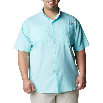 Columbia Sportswear Tamiami II Short Sleeve Shirt, Medium, Gulf Stream