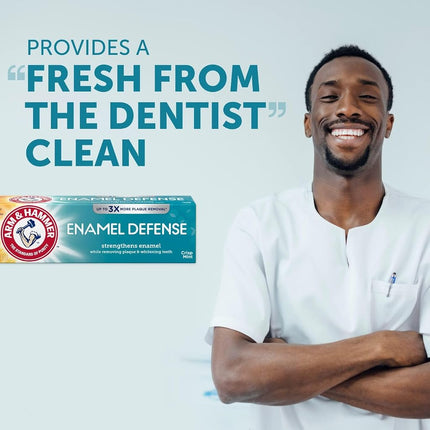 ARM & HAMMER Truly Radiant Bright & Strong Fluoride Anticavity Toothpaste Fresh Mint 4.3 oz (Packs of 4)