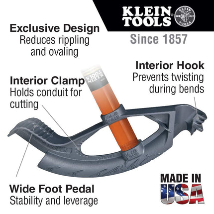 Klein Tools 1" Iron Conduit Bender Head