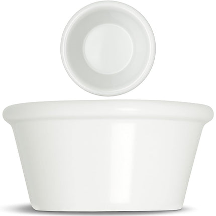 Carlisle FoodService Products Melamine Smooth Ramekin 2 Oz - White - 72 Pack