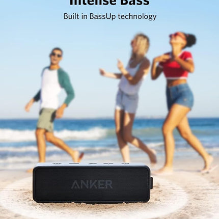 soundcore Anker 2 Portable Bluetooth Speaker, 12W Stereo, Black