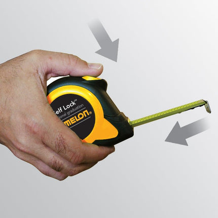 Komelon SL2912; 12' x 5/8" Self-Lock Speed Mark Tape Measure, Yellow