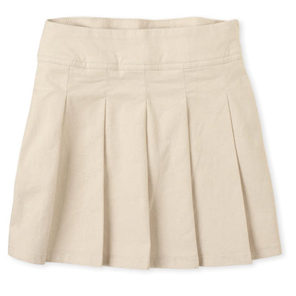 The Children's Place Big Girls' Uniform Skort, Bisquit 3300, 12