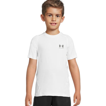 Under Armour Boys' HeatGear Armour Short Sleeve, W