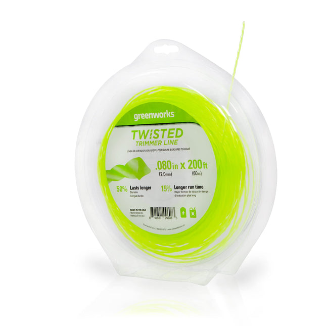 Fil de coupe torsadé Greenworks de 2,0 mm de 61 mètres