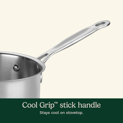 Cuisinart 719-16 1.5-Quart Chef's-Classic-Stainless-Cookware-Collection, Saucepan w/Cover