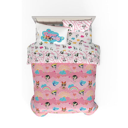 Franco Collectibles Powerpuff Girls Bedding 7 Piece Super Soft Comforter and Sheet Set with Sham, Full, (100% Official Licensed Product)