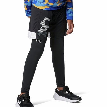 Under Armour Boys ColdGear® Armour Leggings, Youth Base Layer Leggings, Thermal Underwear for Kids' Fitness, Winter Running Tights