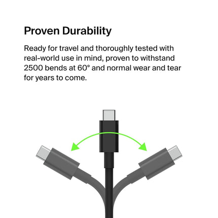Belkin USB Type C to HDMI 2.1 Adapter, Tethered 4.33in Cable with 8K@60Hz, 4K@144Hz, HDR, HBR3, DSC, HDCP 2.2, USB-IF Certified for Chromebook, Macbook, iPad Pro and other USB C Devices