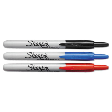 SHARPIE 32726Pp Retractable Permanent Markers Fine