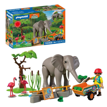 Playmobil | Animal and Friends | Elephant with Ani
