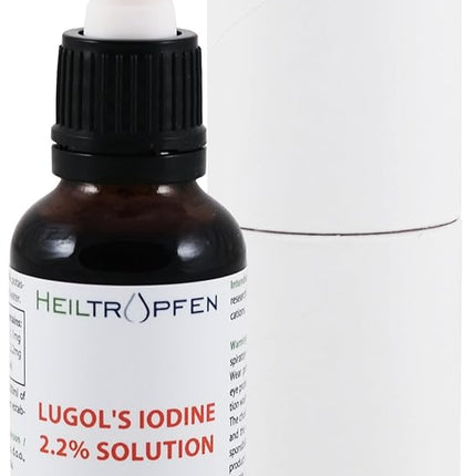 2.2% Lugol's Iodine Solution (1 Fl Oz - 30 ml), Ph