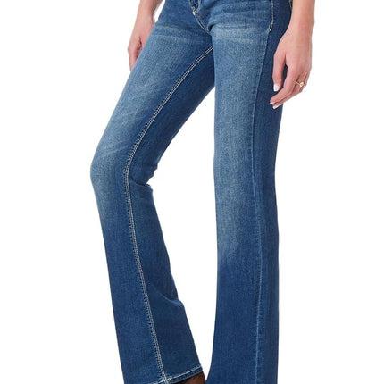 WallFlower Women's Luscious Curvy Bootcut Jeans, Chrystie Pure, 15