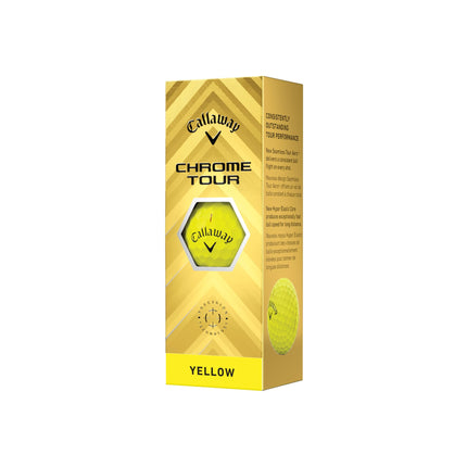 Callaway Golf Chrome Tour Golf Ball, Yellow