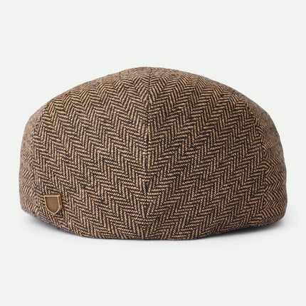 BRIXTON Hooligan snap Cap Flat, Brown/Khaki, XL