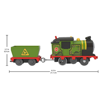 Fisher-Price Thomas and Friends Whiff Toy Train, Battery-Powered Motorized Train Engine and Cargo Car for Preschool Pretend Play, HMC23, ‎multicolour