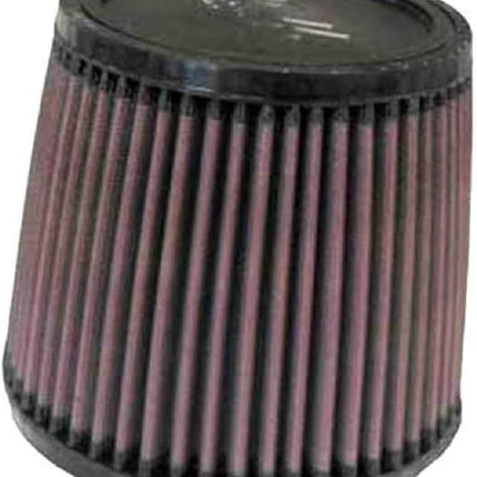Filtre à air universel K&N à collier de serrage : haute performance, premium, lavable, filtre de remplacement : diamètre de la bride : 2,75 po, hauteur du filtre : 5 po, longueur de la bride : 0,75 po, forme : rond conique, RU-4450